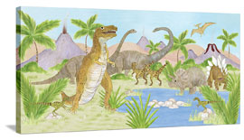 Dinosaur Movable Canvas Murals