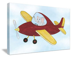Airplane Movable Canvas Murals
