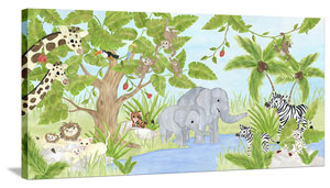 Jungle Canvas - Jungle Mural