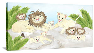 Lion Canvas Wall Art