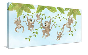 Monkey Canvas - Monkey Wall Art