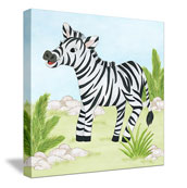 Zebra Canvas Wall Art