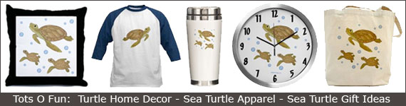 Tots O Fun: Turtle Home Decor - Sea Turtle Apparel - Sea Turtle Gift Ideas