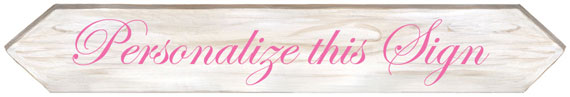 Weathered Garden Sign