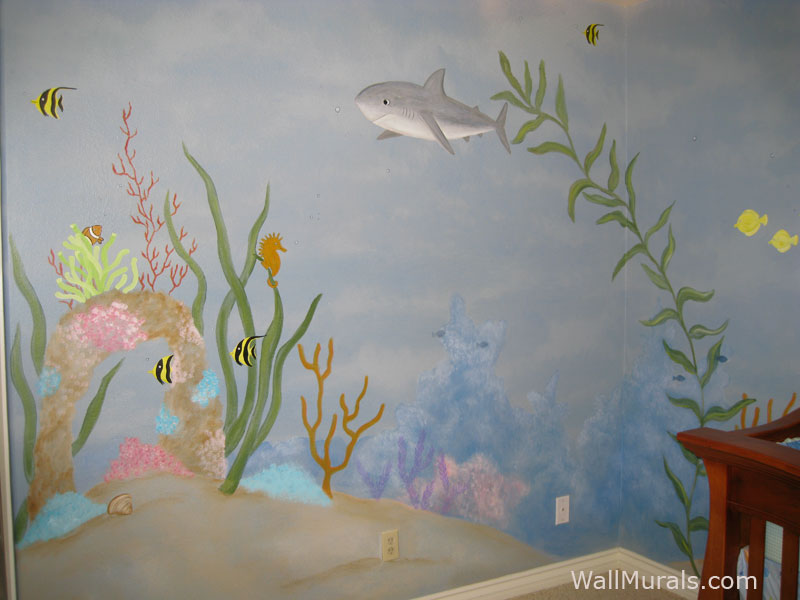 Ocean Themed Wall Murals - Surf Themed Murals - Beach Themed Murals