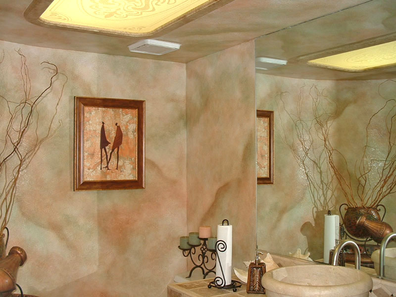 Faux Wall Finishes Examples of HandPainted Wall Treatments