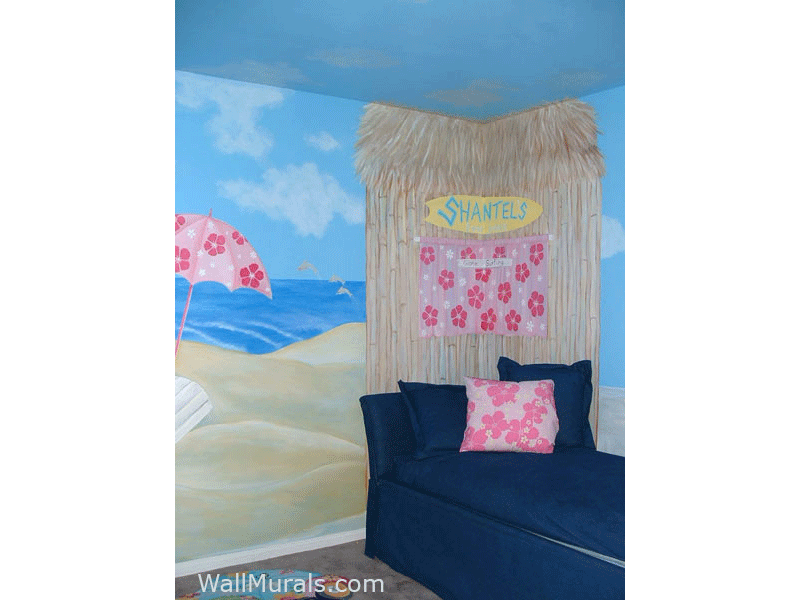 Surf Shack Wall Mural