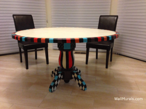 Hand-Painted Kitchen Table