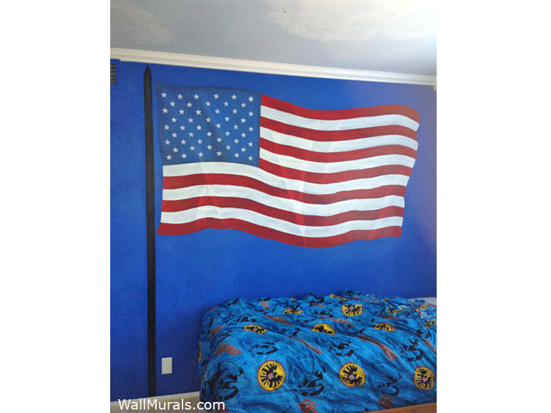 Flag Wall Mural