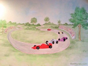 Race Car Mural