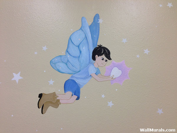 Boy Tooth Fairy Mural