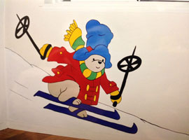 Skiing Teddy Bear