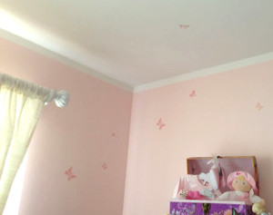 Pink Butterfly Mural