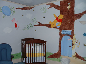 Winnie the Pooh Wall Mural