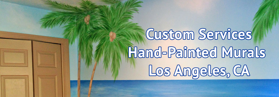 Custom Hand-Painted Wall Murals - Los Angeles - CA