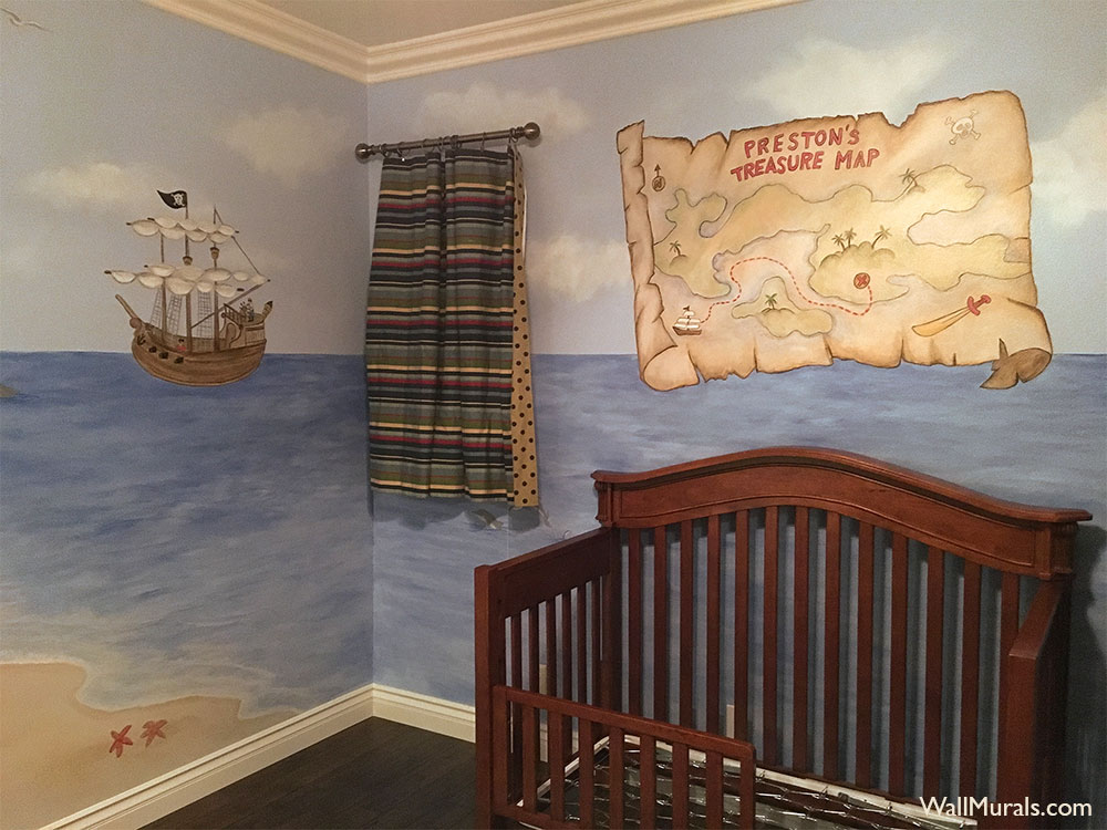 Pirate Wall Murals Custom Pirate Theme Murals Wall Murals By Colettewall Murals By Colette