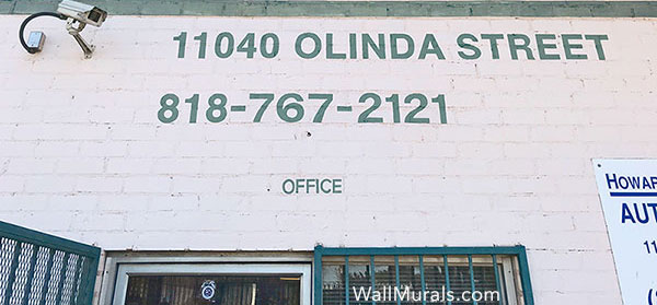 Hand-painted Signage - Lettering on Exterior Wall
