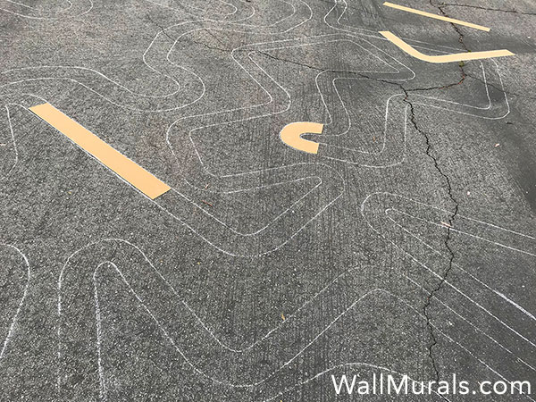 How to Paint Asphalt Playground Markings
