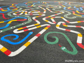 Painted Playground Games - Creative Snake Maze