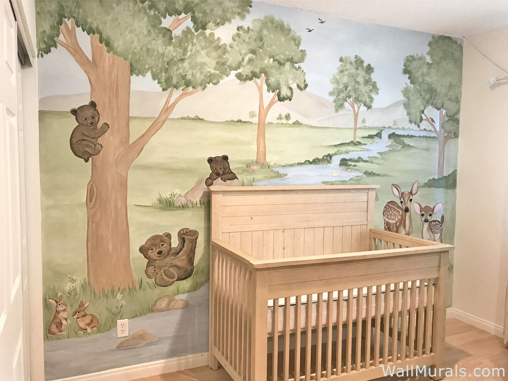https://www.wallmurals.com/wp-content/uploads/2021/12/nursery-mural-waterfall-bears-bunny-deer.jpg